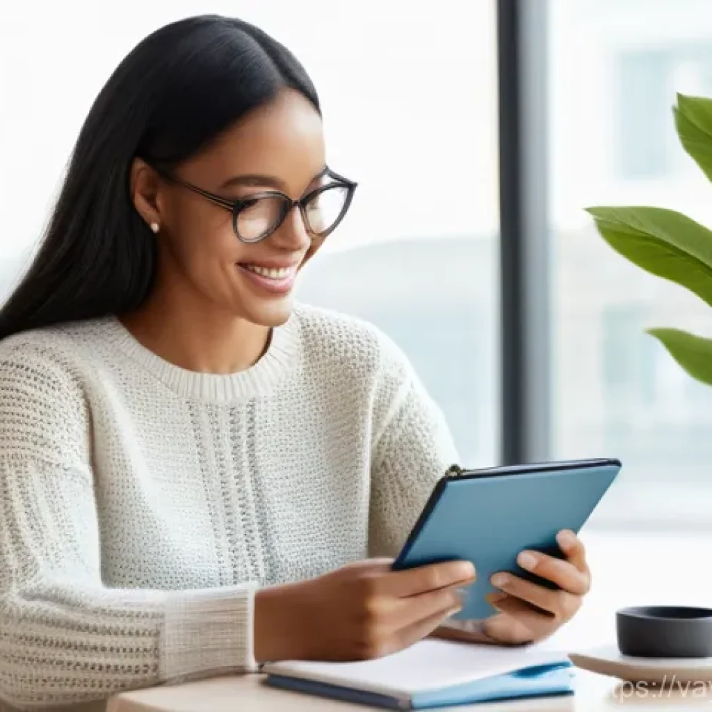 가치 기반 재정계획의 성공적인 사례 공유 - **Prompt 1: Personal Values Guiding Financial Choices**
    A thoughtful young woman, approximately ...