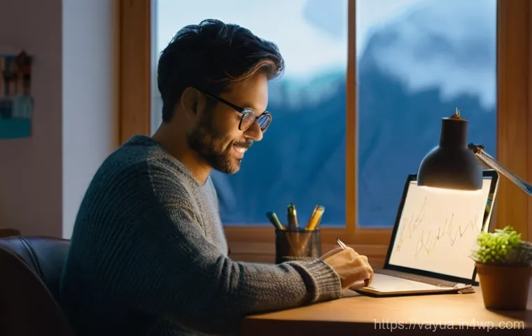 가치 기반 재정계획을 위한 컨설팅 서비스 - **Prompt:** A thoughtful individual, appearing to be in their late 20s to early 40s, sits comfortabl...