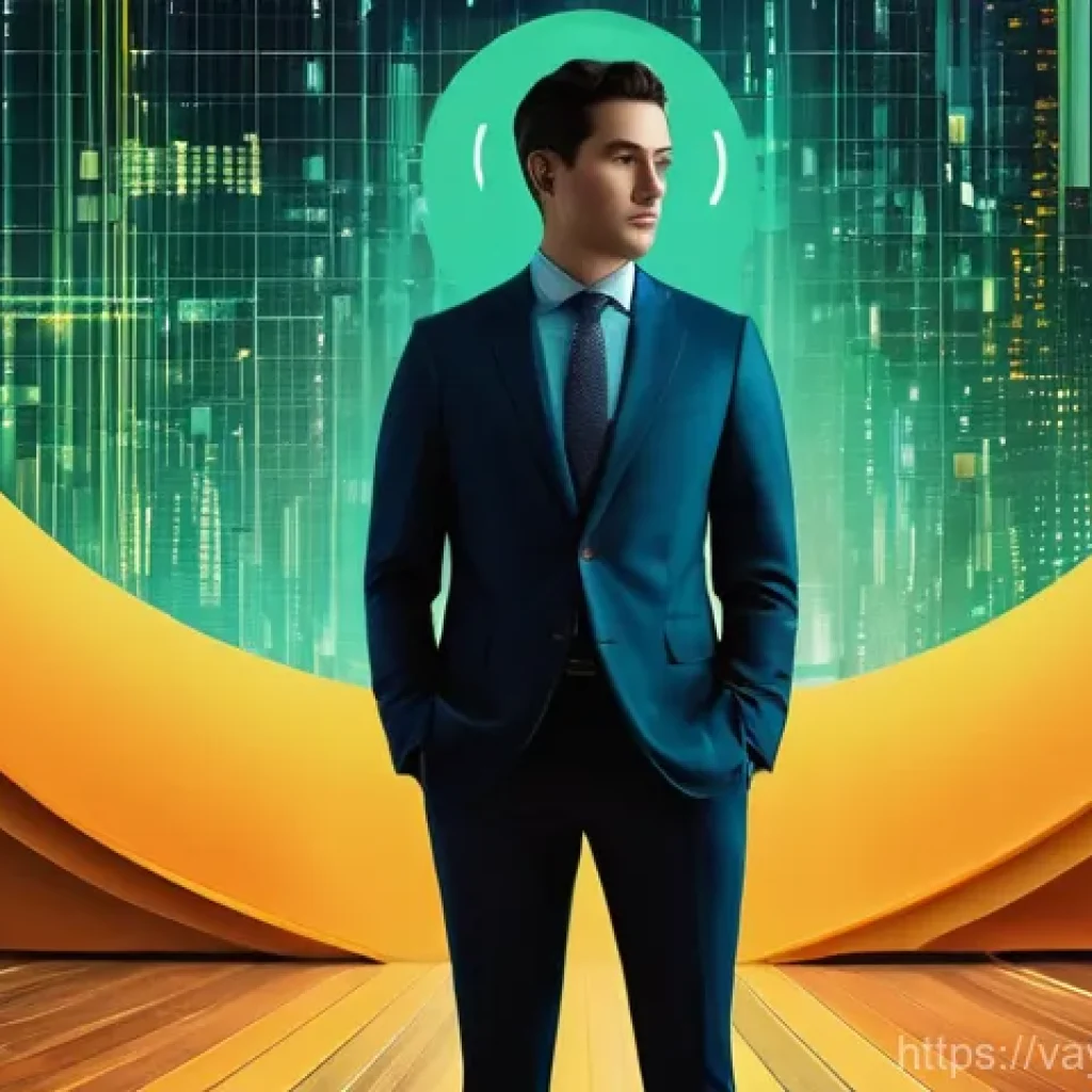 가치 기반 재정계획과 개인 성장의 관계 - **Prompt:** A person (gender-neutral, in their early 30s, wearing smart casual business attire) is s...