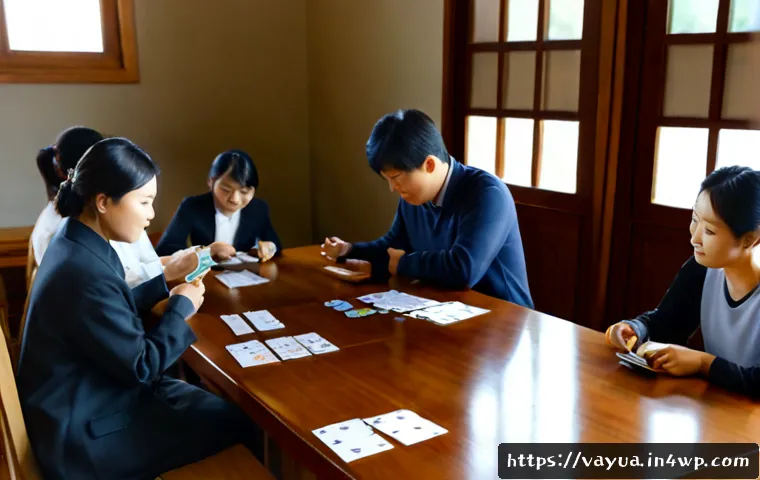 Home 15 가치 중심의 재정 교육 프로그램 개발 - Photorealistic financial education workshop centered on personal values, diverse adults seated aroun...
